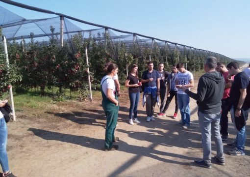 Students of the Faculty of Agriculture from Zemun visited our orchards